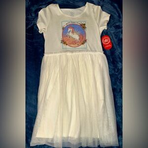 Wonder nation unicorn themed dress size xxl (18)